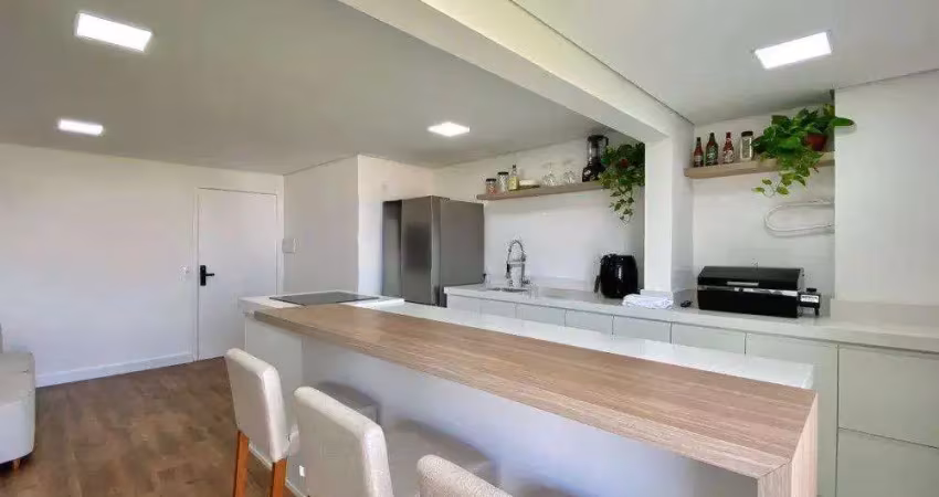 Apartamento à venda em americana, catharina zanaga, com 1 quarto, com 77 m², torres de americana