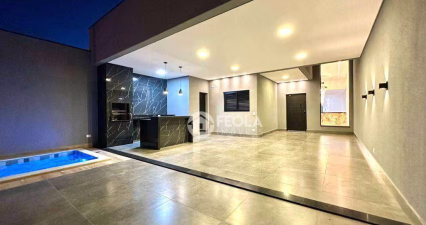 Casa com 3 dormitórios à venda, 160 m² por R$ 830.000,00 - Terra Azul - Santa Bárbara D'Oeste/SP