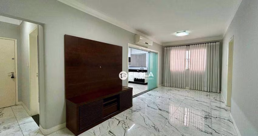 Apartamento com 3 dormitórios para alugar, 108 m² por R$ 2.505,00/mês - Jardim São Domingos - Americana/SP
