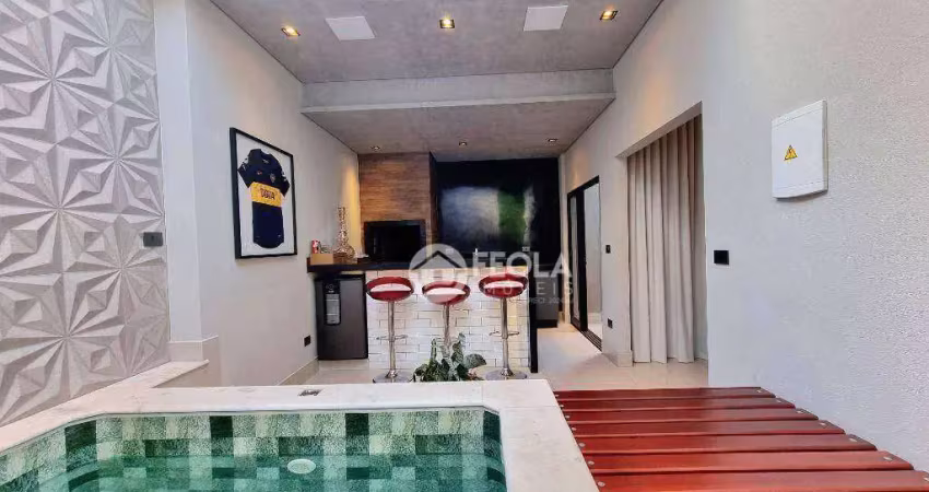 Casa com 2 dormitórios à venda, 120 m² por r$ 550.000,00 - jardim são roque - americana/sp