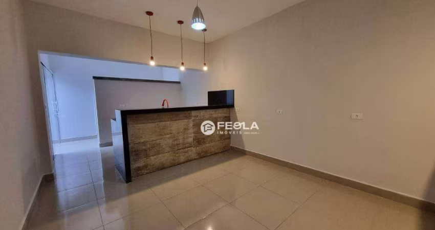Casa com 2 dormitórios para alugar, 98 m² por R$ 2.908,07/mês - Nova Americana - Americana/SP