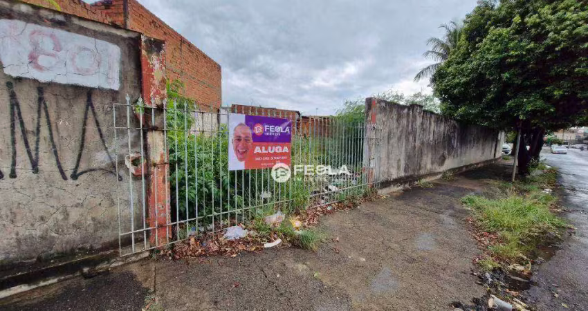 Terreno para alugar, 253 m² por r$ 2.563,69/mês - candido bertine - santa bárbara d'oeste/sp
