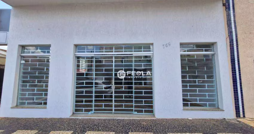 Salão para alugar, 200 m² por r$ 6.670,00/mês - centro - santa bárbara d'oeste/sp