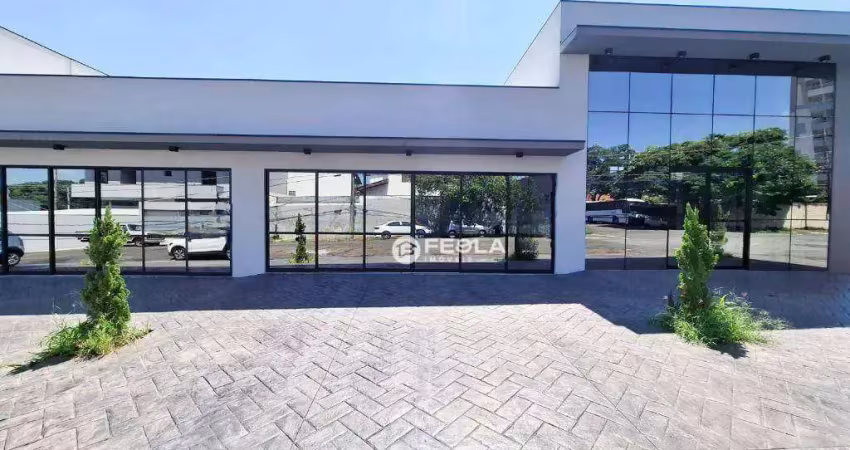 Salão para alugar, 105 m² por r$ 6.055,50/mês - santa rosa - nova odessa/sp