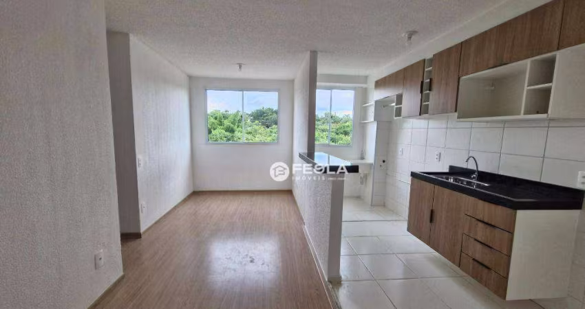 Apartamento com 2 dormitórios para alugar, 42 m² por R$ 1.270,00/mês - Recreio Alvorada - Santa Bárbara D'Oeste/SP