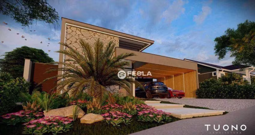 Casa com 3 dormitórios à venda, 280 m² por r$ 2.500.000,00 - parque fortaleza - nova odessa/sp