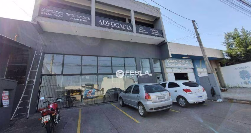 Salão para alugar, 253 m² por r$ 5.650,00/mês - jardim dona regina - santa bárbara d'oeste/sp