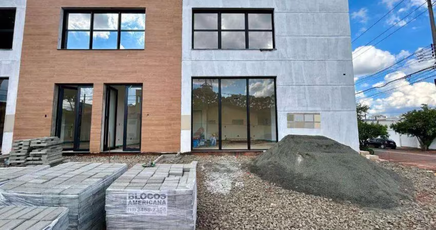 Salão para alugar em americana, vila frezzarim, com 80 m²