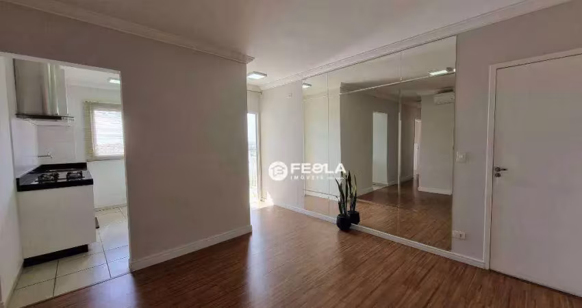 Apartamento com 2 dormitórios para alugar, 60 m² por r$ 2.362,27/mês - parque universitário - americana/sp