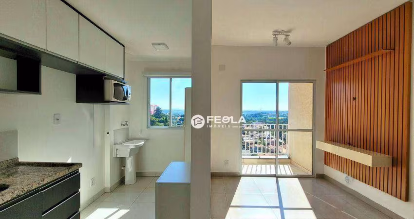 Apartamento com 2 dormitórios para alugar, 53 m² por R$ 2.710,00/mês - Jardim Bela Vista - Americana/SP
