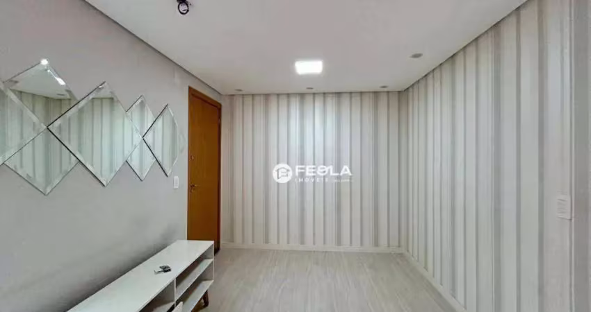 Apartamento com 2 dormitórios para alugar, 39 m² por r$ 1.479,00/mês - parque das nações - americana/sp