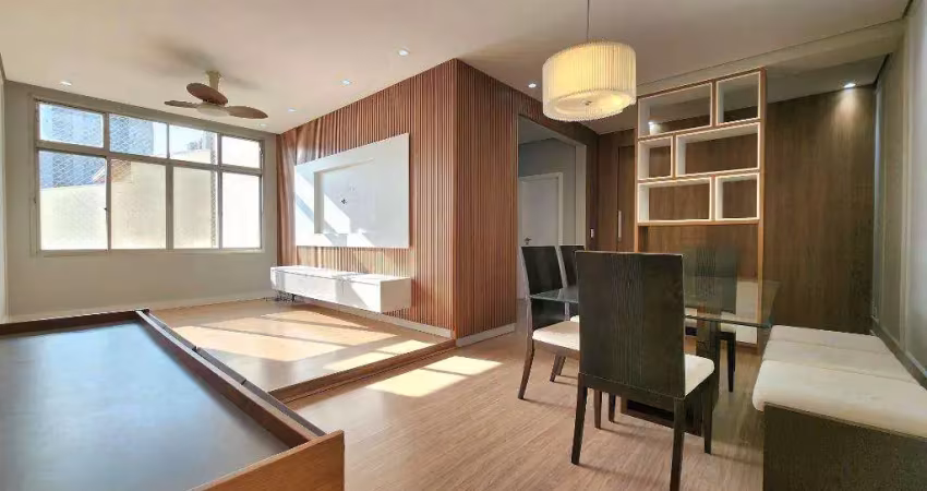 Apartamento para alugar em americana, santa cruz, com 3 quartos, com 126 m², condomínio oswaldo cruz