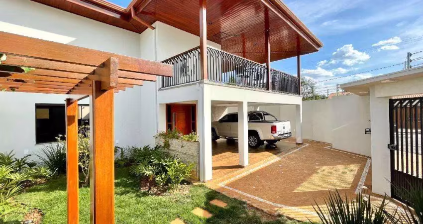 Casa à venda em santa bárbara d'oeste, vila linópolis i, com 3 suítes, com 414 m²