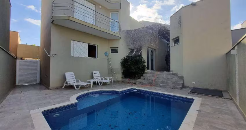 Casa para alugar em americana, loteamento residencial jardim dos ipês amarelos, com 3 suítes