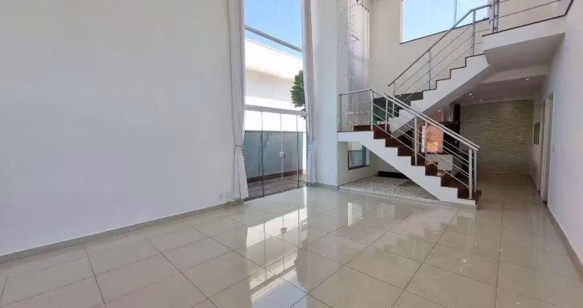 Casa para alugar em americana, loteamento residencial jardim villagio ii, com 3 suítes, com 333 m²