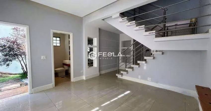 Casa para alugar em americana, são vito, com 3 quartos, com 108 m², condomínio euroville
