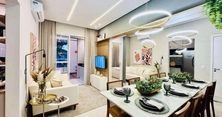 Apartamento à venda em americana, cariobinha, com 2 quartos, com 52.59 m², village residencial