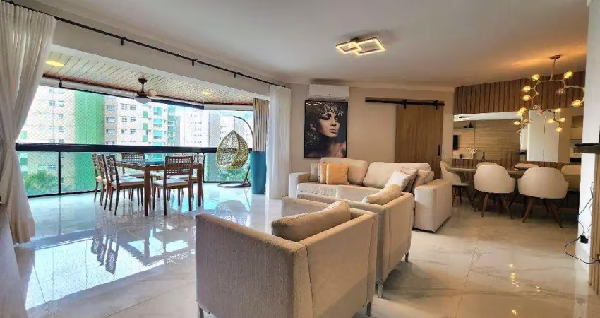 Apartamento à venda em bertioga, sao lourenço, com 5 quartos, com 175 m²