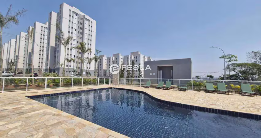 Apartamento para alugar em santa bárbara d'oeste, jardim dos manacás, com 2 quartos, com 52 m²