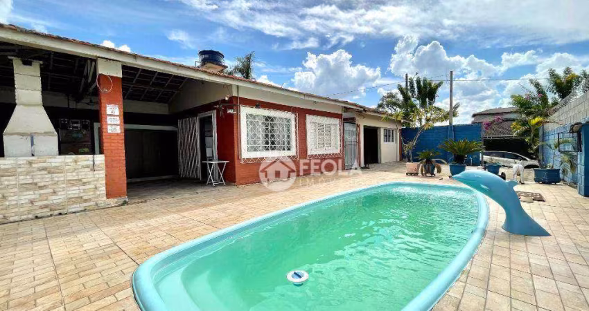 Casa com 1 dormitório à venda, 100 m² por R$ 370.000,00 - Praia azul - Americana/SP