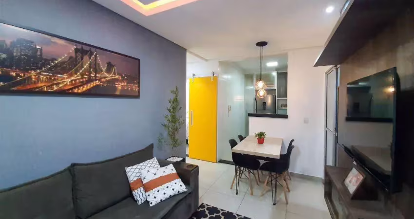 Apartamento à venda em americana, loteamento industrial machadinho, com 2 quartos, com 50.36 m²