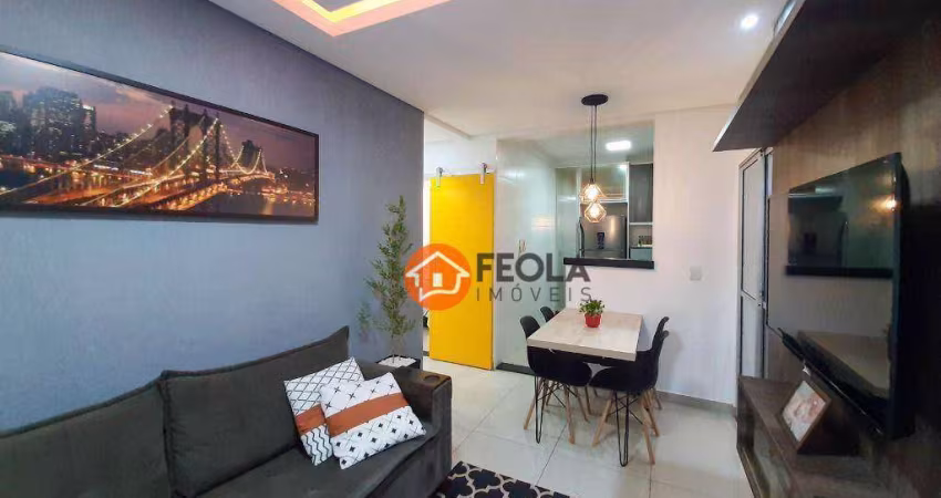 Apartamento com 2 dormitórios à venda, Loteamento Industrial Machadinho - Americana/SP