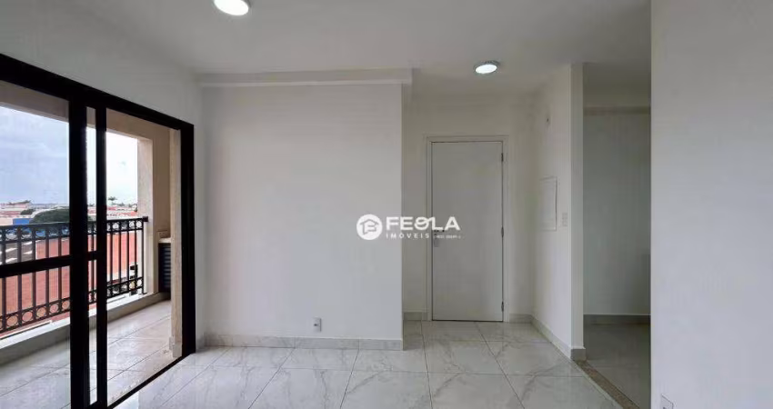 Apartamento com 3 dormitórios para alugar, 70 m² por R$ 2.972,96/mês - Jardim Ipiranga - Americana/SP