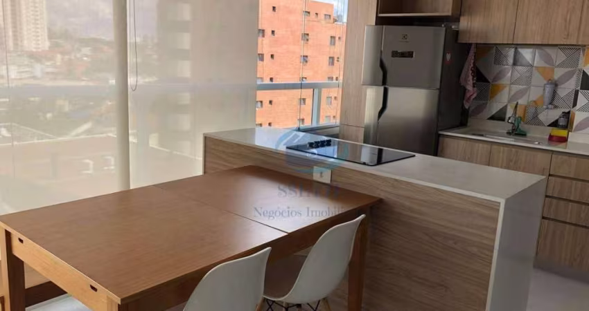 Apartamento a venda de 1 dormitório com ampla varanda, a 7 minutos a pé do metrô Alto do Ipiranga
