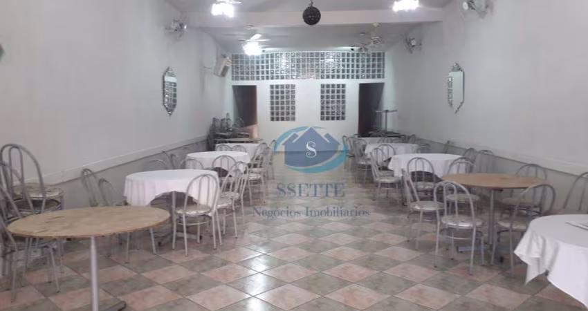 salão comercial no térreo com 110m²,cozinha,copa,4 banheiros,na parete inferior sala,quarto,cozinha,banheiro,um salão de  60m²,2 vagas,aceita proposta