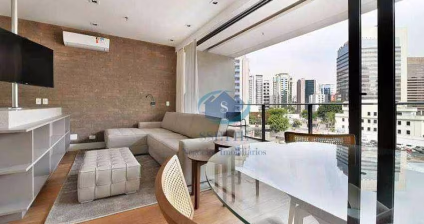 Apartamento com 1 dormitório para alugar, 65 m² por R$ 6.100,00/mês - Vila Olímpia - São Paulo/SP