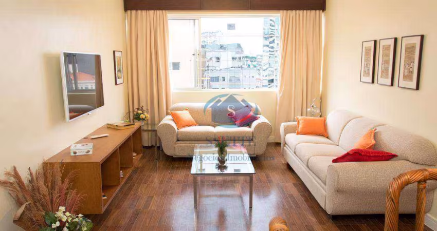 Apartamento com 3 dormitórios para alugar, 105 m² por R$ 9.945,00/mês - Paraíso - São Paulo/SP