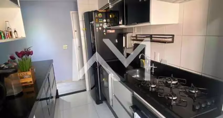 Apartamento com 58m² com 2 quartos, 1 suíte, 2 vagas de garagem e andar alto no condomínio parque r