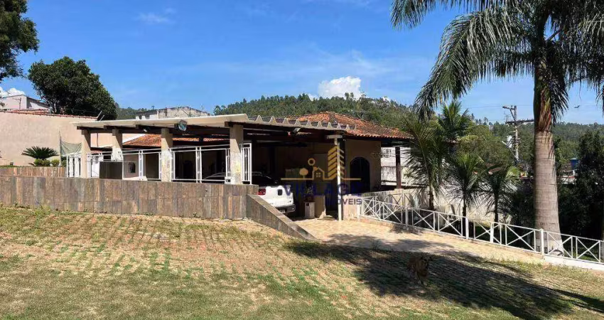 Chácara com 3 dormitórios à venda, 3645 m² por r$ 1.700.000,00 - chácara do solar iii - santana de parnaíba/sp