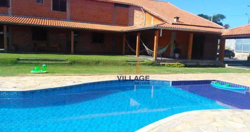 Chácara com 3 dormitórios à venda, 2000 m² por r$ 850.000,00 - canguerinha - mairinque/sp
