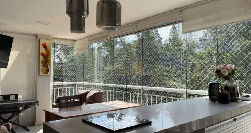Apartamento com 3 dormitórios à venda, 158 m² por r$ 1.800.000,00 - cidade tamboré - santana de parnaíba/sp