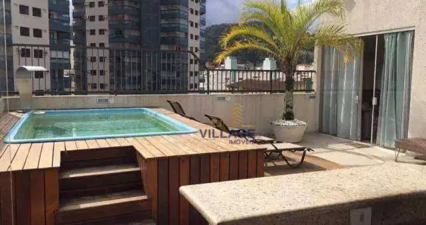 Cobertura com 2 dormitórios à venda, 250 m² por r$ 680.000,00 - jardim são miguel - guarujá/sp