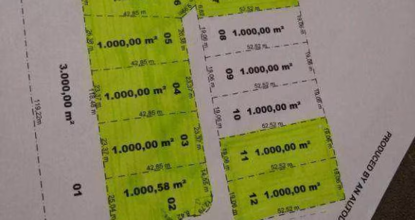 Chacara  à venda, 1000 m² por R$ 96.000,00 - Tijuco Preto