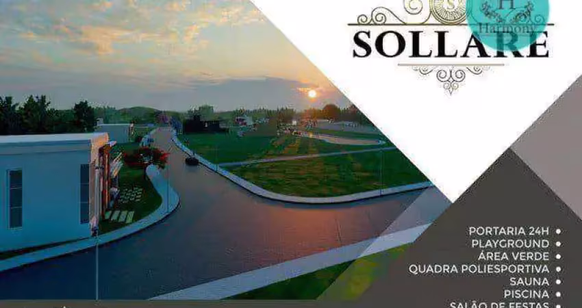 Terreno à venda, 250 m² por r$ 230.000 - condomínio sollare - caçapava/sp