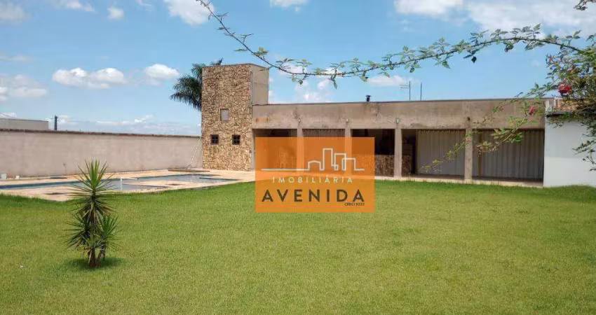 Chácara com 3 dormitórios à venda, 1200 m² por r$ 960.000,00 - itapavussu - cosmópolis/sp