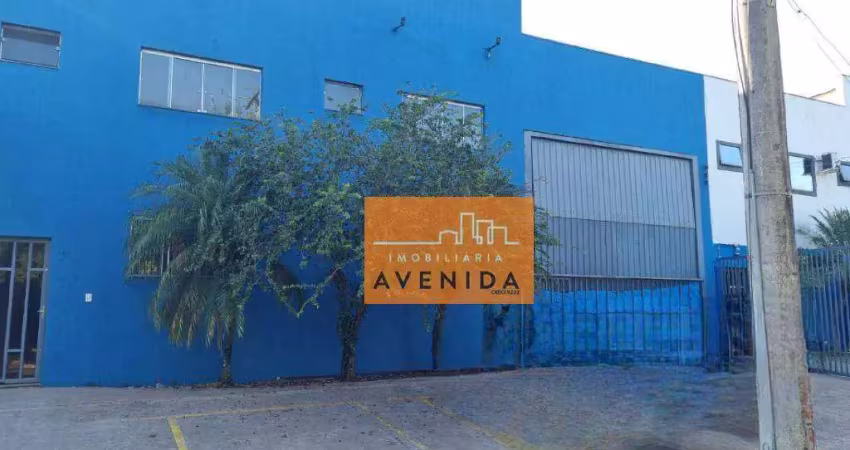 Barracão para alugar, 350 m² por r$ 12.500,00/mês - jardim europa - paulínia/sp