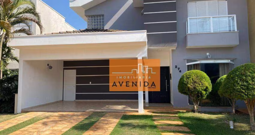 Casa com 3 dormitórios para alugar, 317 m² por R$ 8.600,00/mês - Condomínio Residencial Raízes - Paulínia/SP
