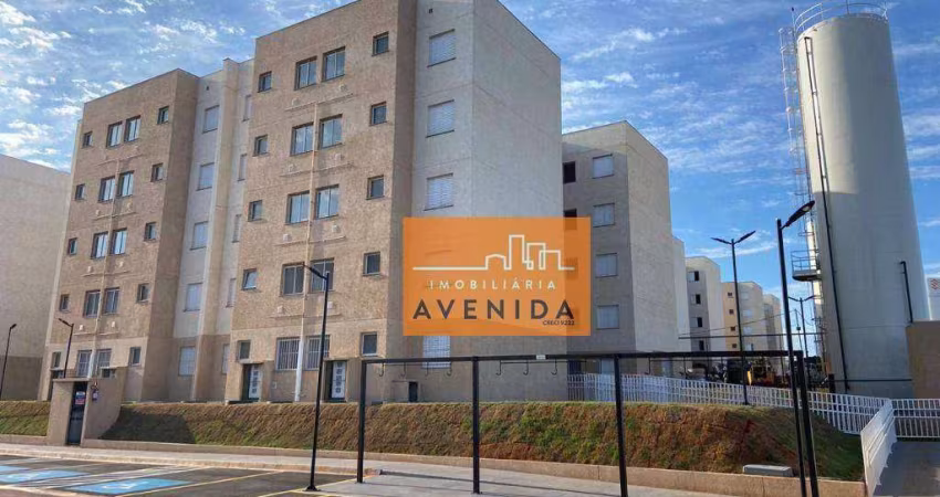 Apartamento com 2 dormitórios à venda por R$ 209.000 - Bom Retiro - Paulínia/SP