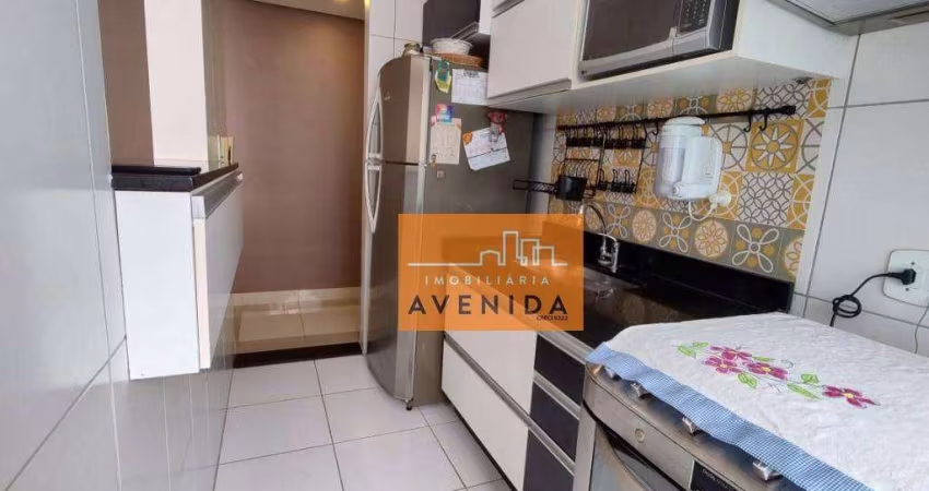 Apartamento com 3 dormitórios à venda, 62 m² por R$ 350.000 - Santa Terezinha - Paulínia/SP