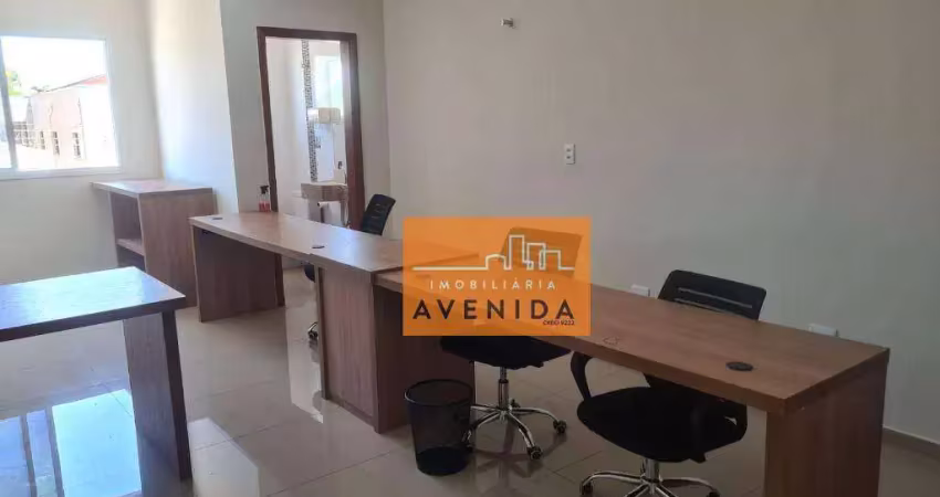 Sala mobiliada para locação por r$ 2.980/mês - nova paulínia - paulínia/sp