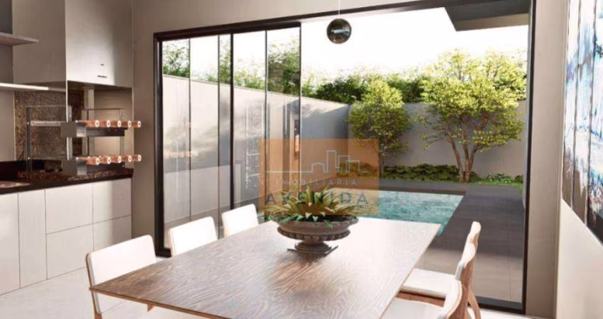 Casa com 3 dormitórios à venda, 179 m² por R$ 1.790.000,00 - Parque Brasil 500 - Paulínia/SP