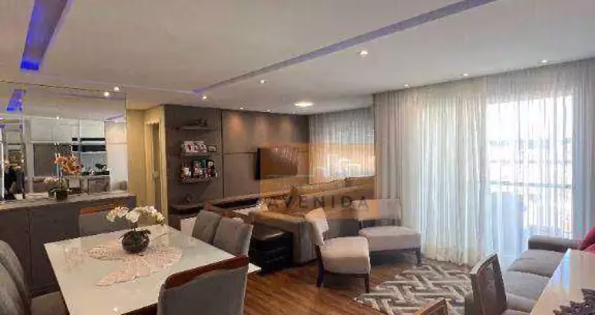 Apartamento com 2 dormitórios à venda, 87 m² por r$ 770.000,00 - santa terezinha - paulínia/sp