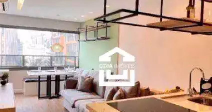 Apartamento com 1 dormitório à venda, 44 m² por r$ 1.400.000,00 - itaim - são paulo/sp