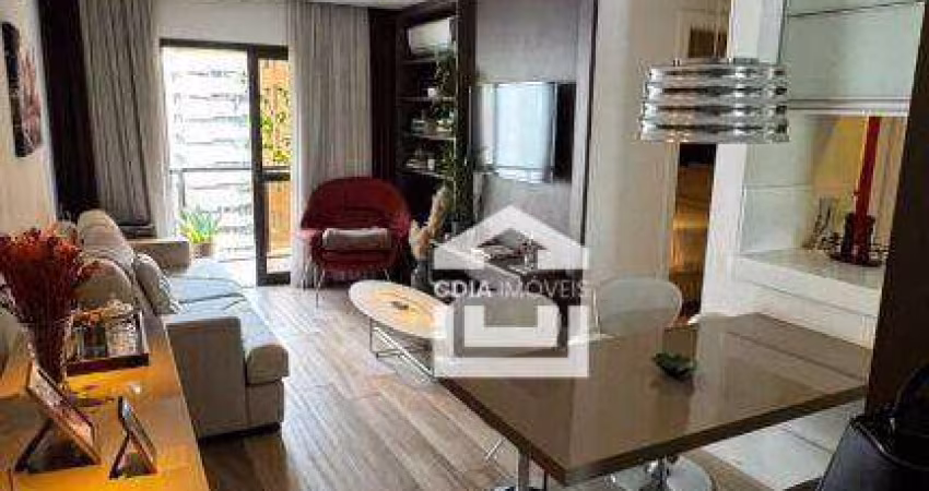 Apartamento com 1 dormitório para alugar, 44 m² por R$ 7.500,00 - Jardim América - São Paulo/SP