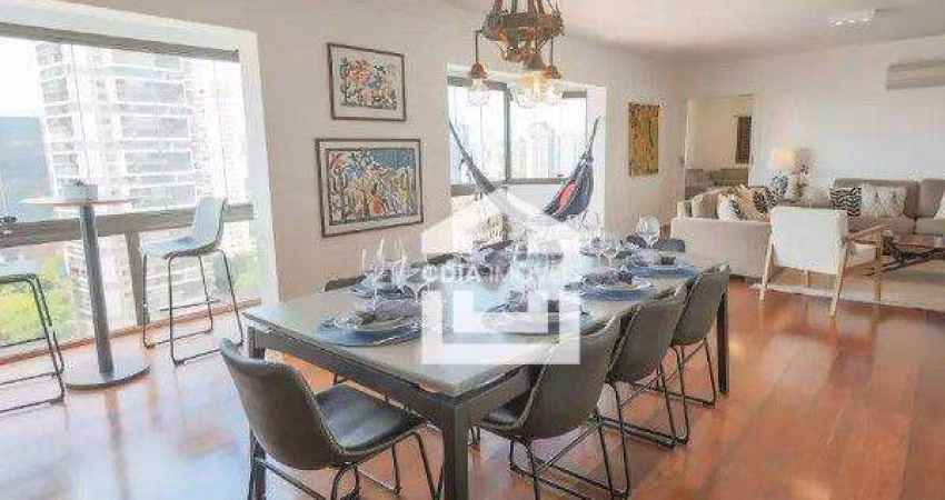 Apartamento à venda com 3 suítes, 3 banheiros e 3 vagas de garagem. Localizado no Brooklin.