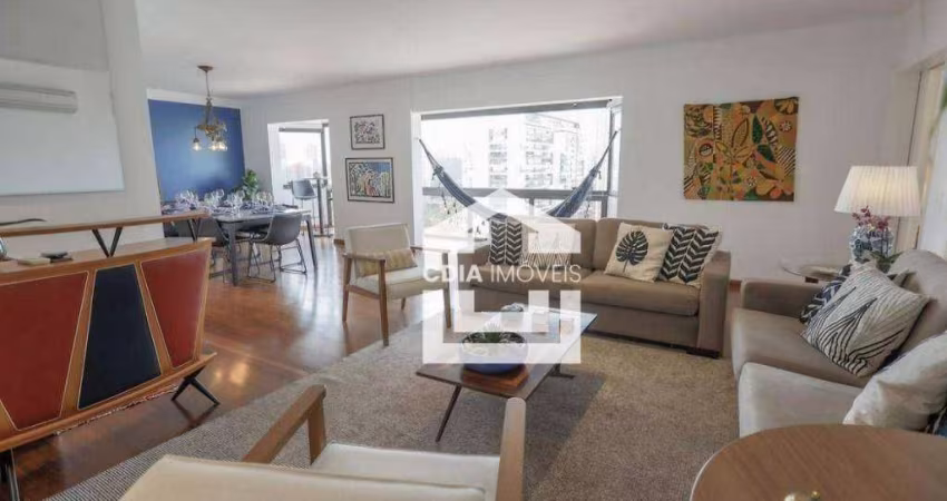 Apartamento à venda com 3 suítes, 3 banheiros e 3 vagas de garagem. Localizado no Brooklin.